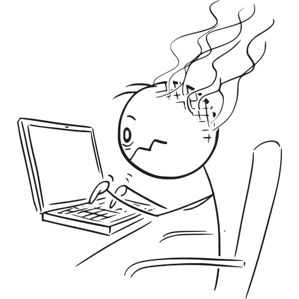 Stickman with Steam Header